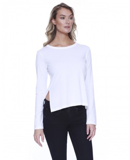 StarTee ST1471   Ladies' CVC High Low Long-Sleeve T-Shirt