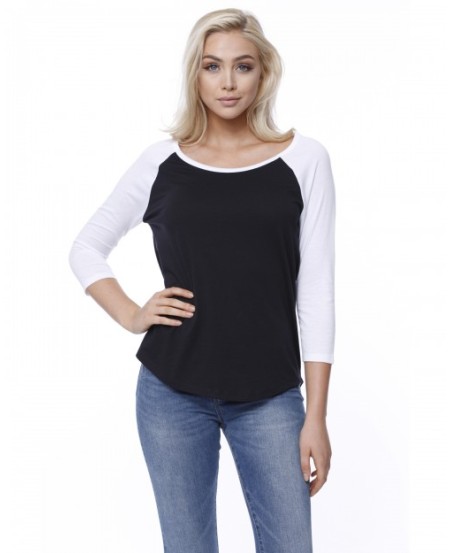 StarTee ST1475   Ladies' CVC Long-Sleeve Raglan