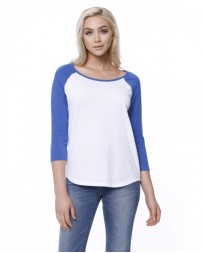 StarTee ST1475   Ladies' CVC Long-Sleeve Raglan