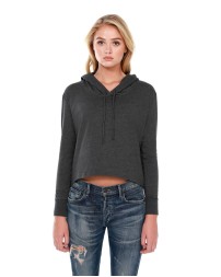 StarTee ST1490 Ladies' CVC Cropped Hoodie T-Shirt