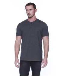 StarTee ST2460 Men's CVC Henley T-Shirt