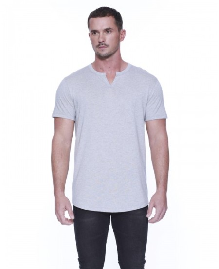 StarTee ST2822   Men's Cotton/Modal Slit V-Neck