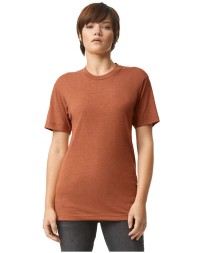 American Apparel TR401   Unisex Triblend Short-Sleeve Track T-Shirt