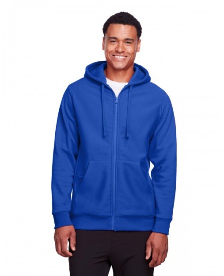 Team 365 TT95   Men's Zone HydroSport Heavyweight Full-Zip Hooded Sweatshirt