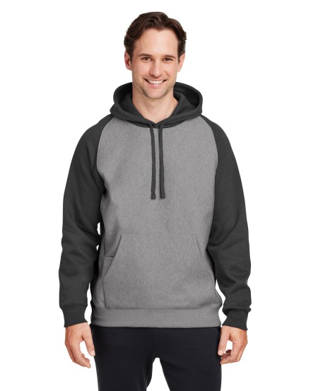 Team 365 TT96CB   Unisex Zone HydroSport Heavyweight Colorblock Hooded Sweatshirt