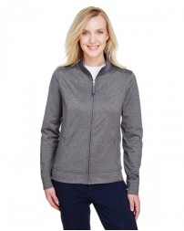 UltraClub UC400W   Ladies' Navigator Heather Performance Full-Zip