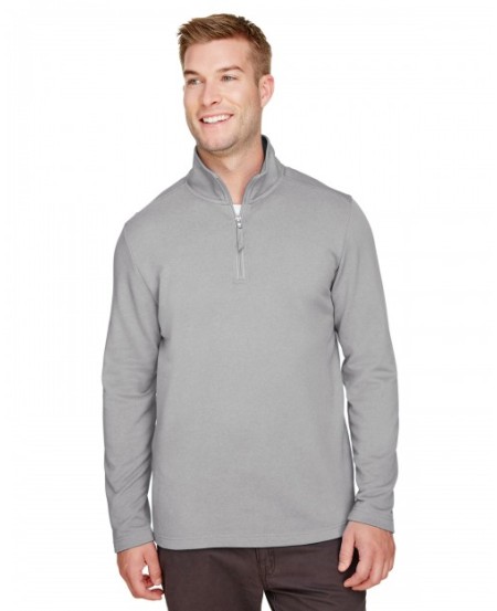 UltraClub UC792   Men's Coastal Pique Fleece Quarter-Zip