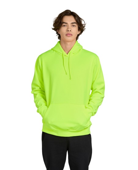 US Blanks US5412   Unisex Made in USA Neon Pullover Hooded Sweatshirt