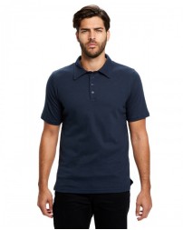 US Blanks US5580   Men's Jersey Interlock Polo T-Shirt