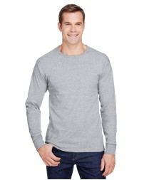 Hanes W120 Adult Workwear Long-Sleeve Pocket T-Shirt