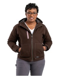 Berne WHJ64 Ladies' Softstone Modern Full-Zip Hooded Jacket