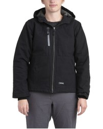 Berne WHJ64   Ladies' Softstone Modern Full-Zip Hooded Jacket